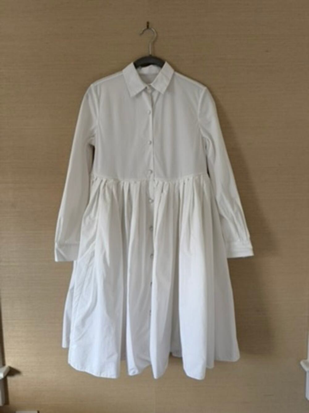 Co. White Cotton Poplin Shirtdress – Size XS